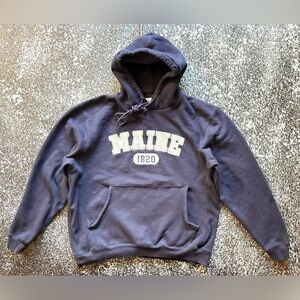 Authentic MAINE Hoodie Size Medium